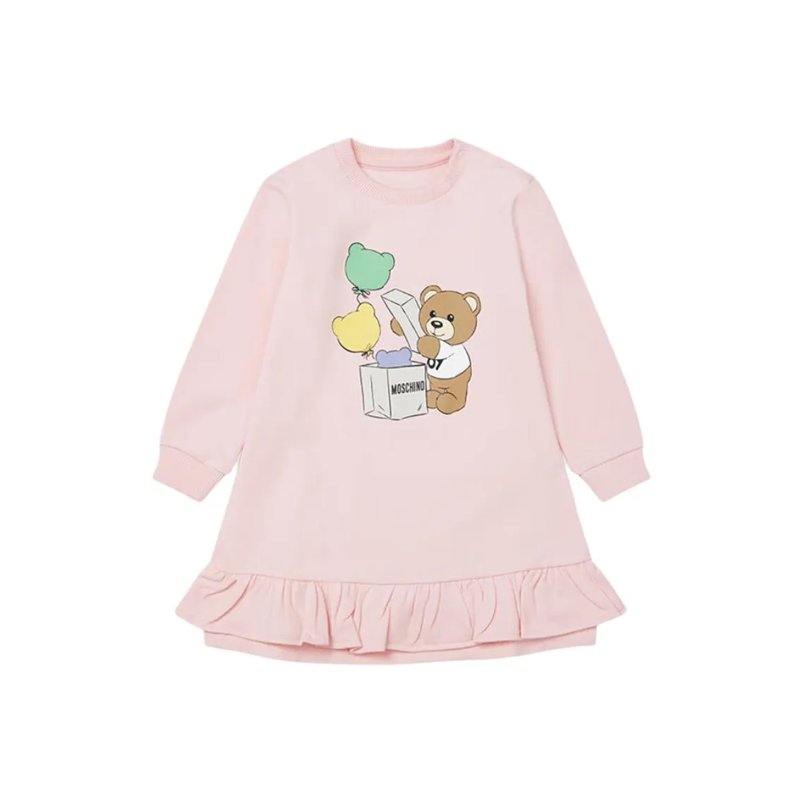MOSCHINO Платье Тедди FW23 Детский и для малышей