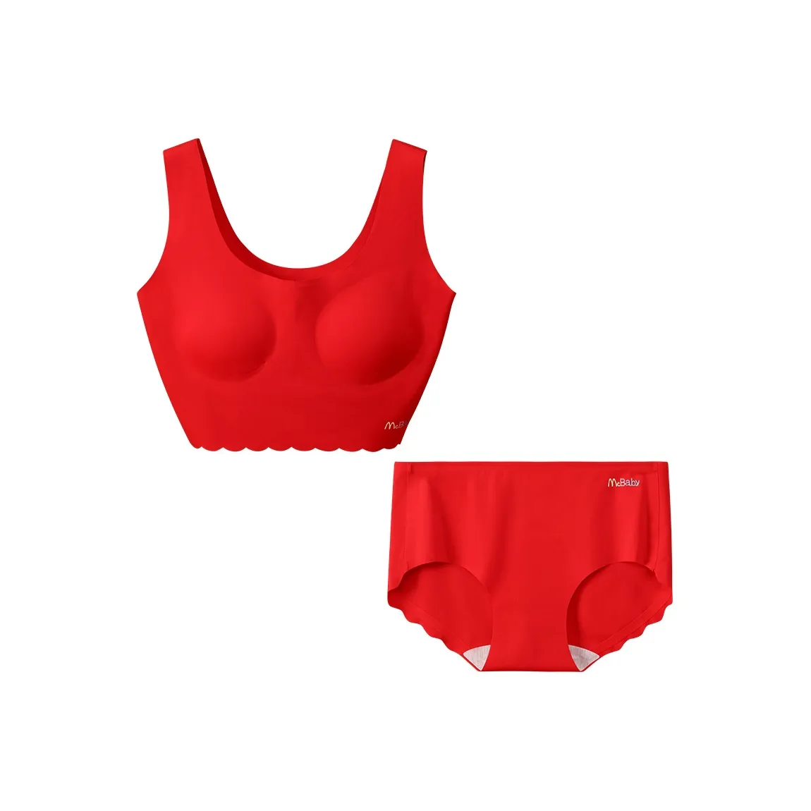 Red Bean Набор нижнего белья Красный Китай Подростки