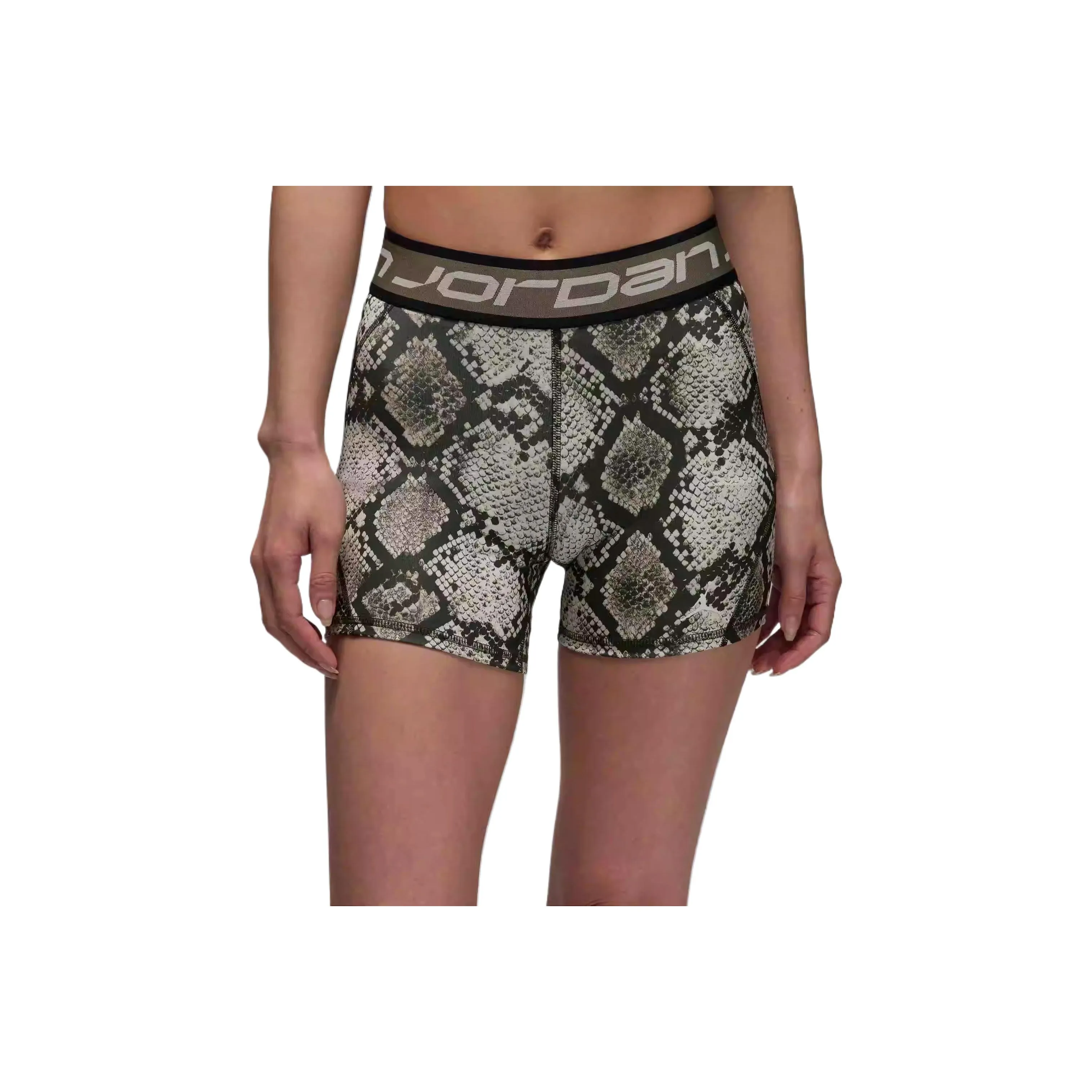 Jordan Sport Спортивные шорты Женские Средне-оливково-зеленые
