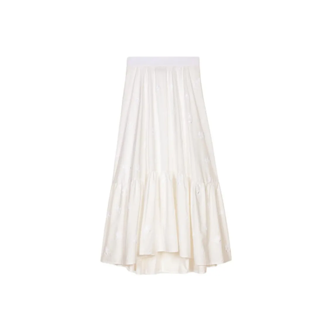Maje Floral embroidered Maxi Skirt
