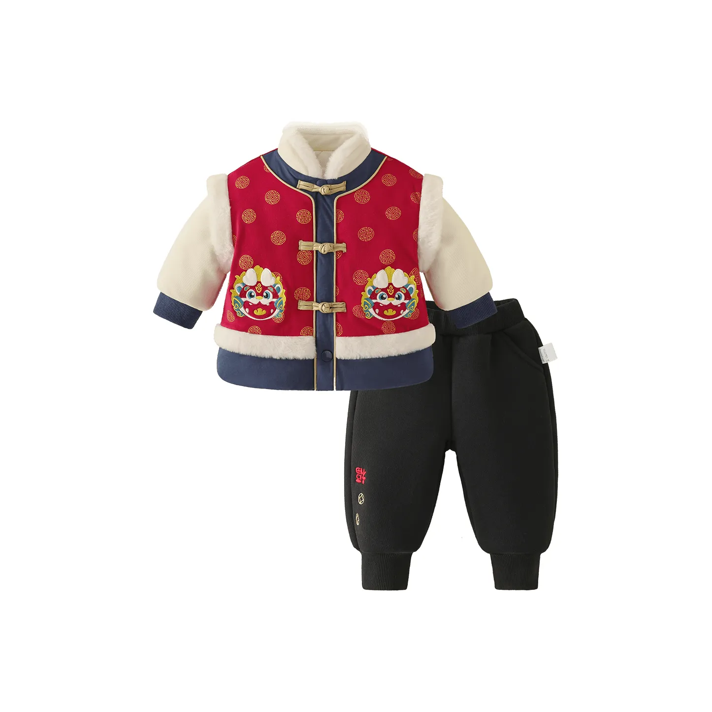 JELLYBABY Ханьфу Красный для детей в возрасте 3-7 лет