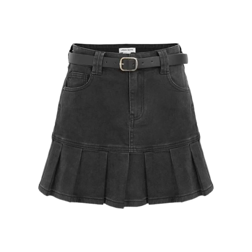 URBAN REVIVO Denim Short Skirts Women's