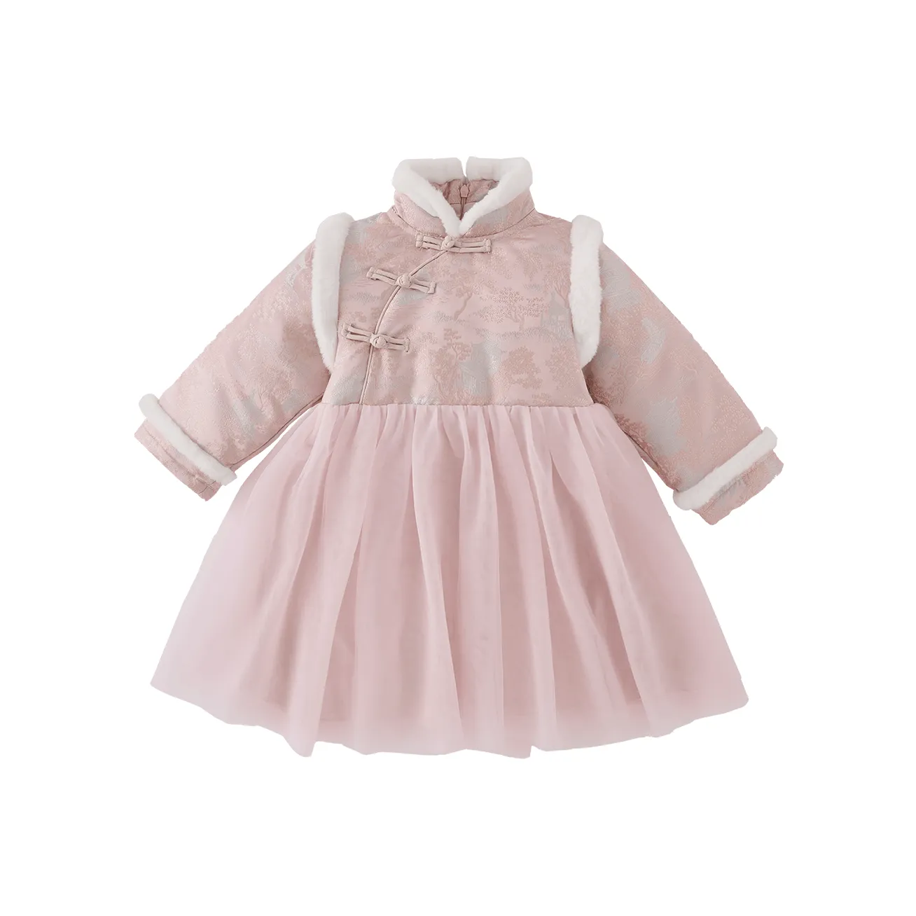 JELLYBABY Платье Розовое для детей 3-7 лет