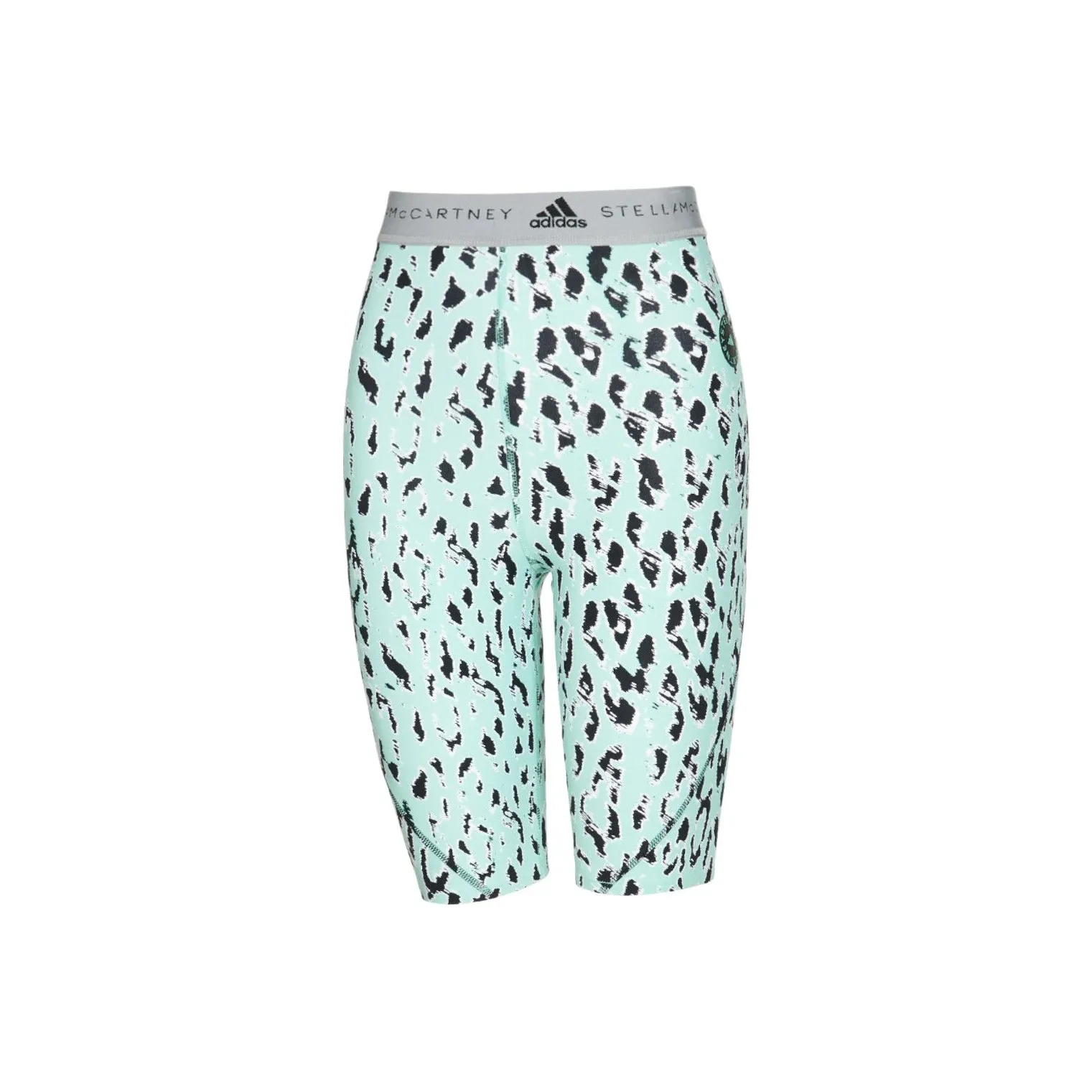 Adidas x Stella McCartney Спортивные шорты Женские Светло-зеленый Черный