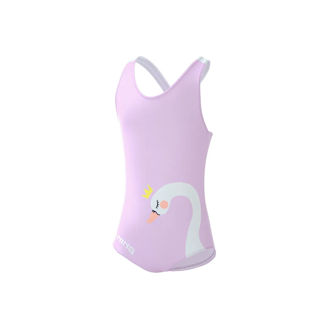 LINING YOUNG Детский купальник фиолетовый для подростков
