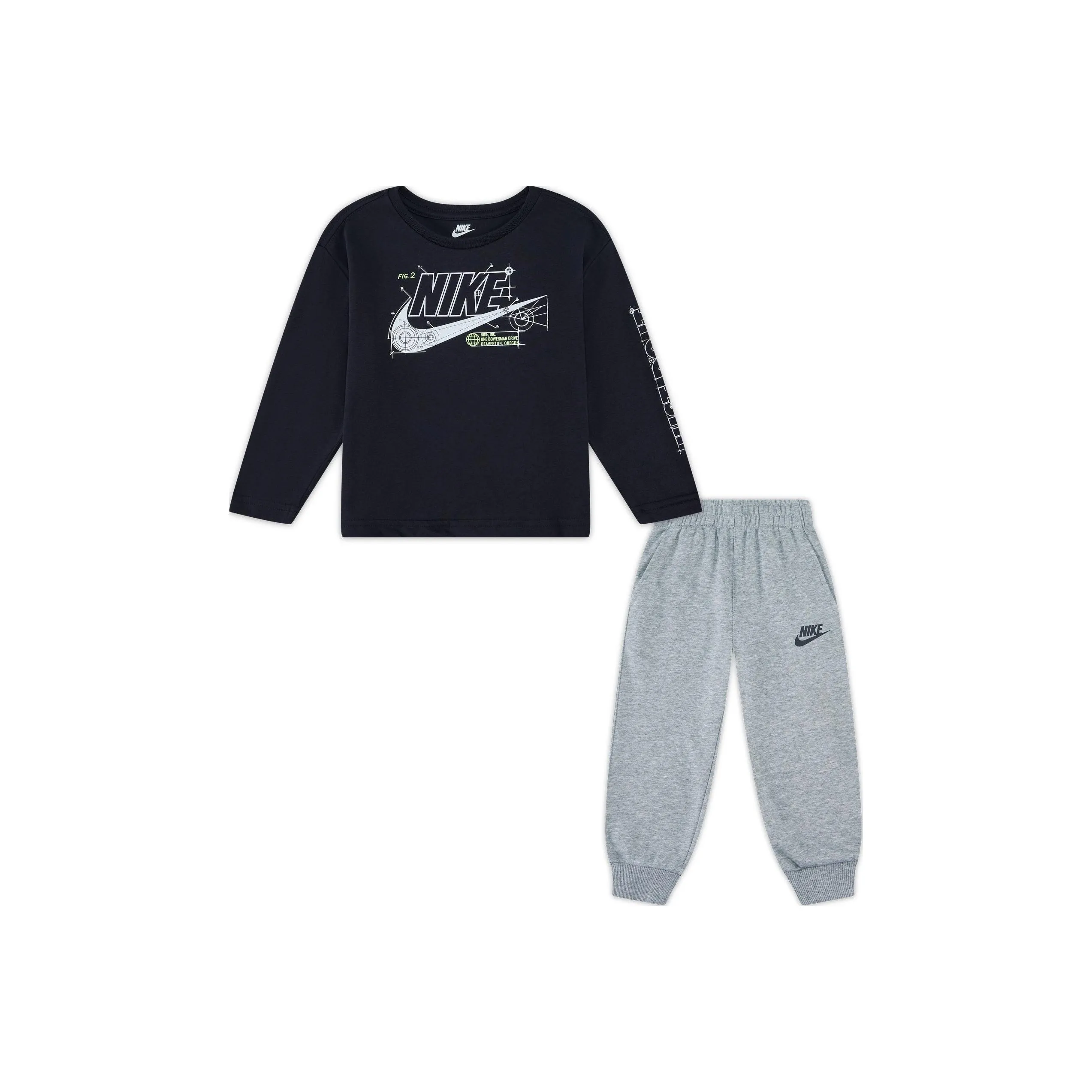 nike Crawlers Тонированный темно-серый для младенцев и малышей