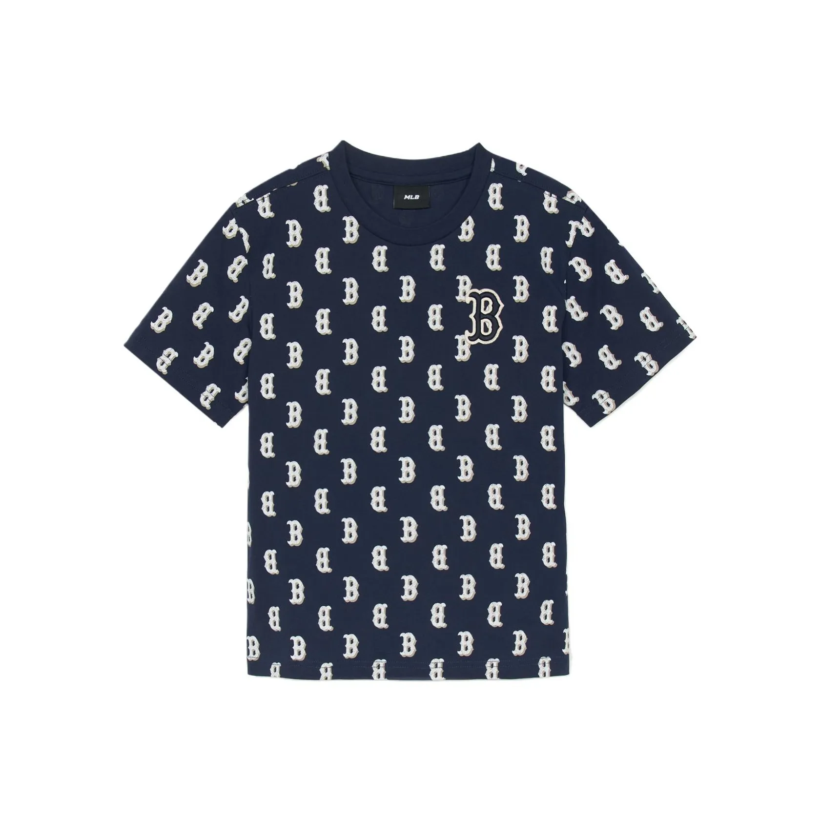 MLB KIDS Классический MonogramBoston Красный So T Рубашка SS25 Темно-синий Детский