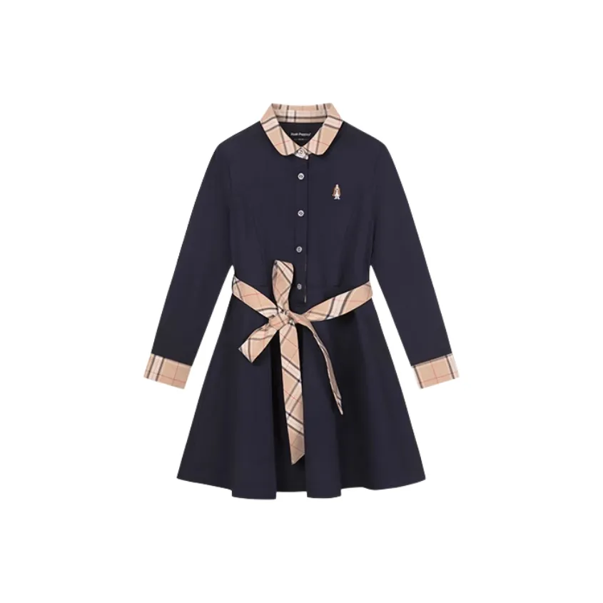 Hush Puppies Платье SS25 Темно-синий Children Возраст 3-7 лет