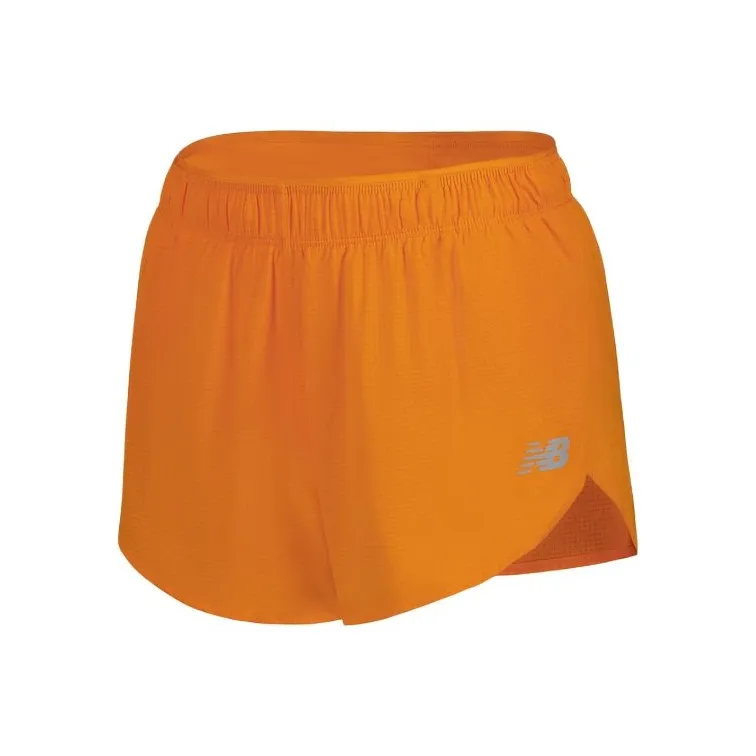 New Balance Бег Шорты Женские Оранжевые