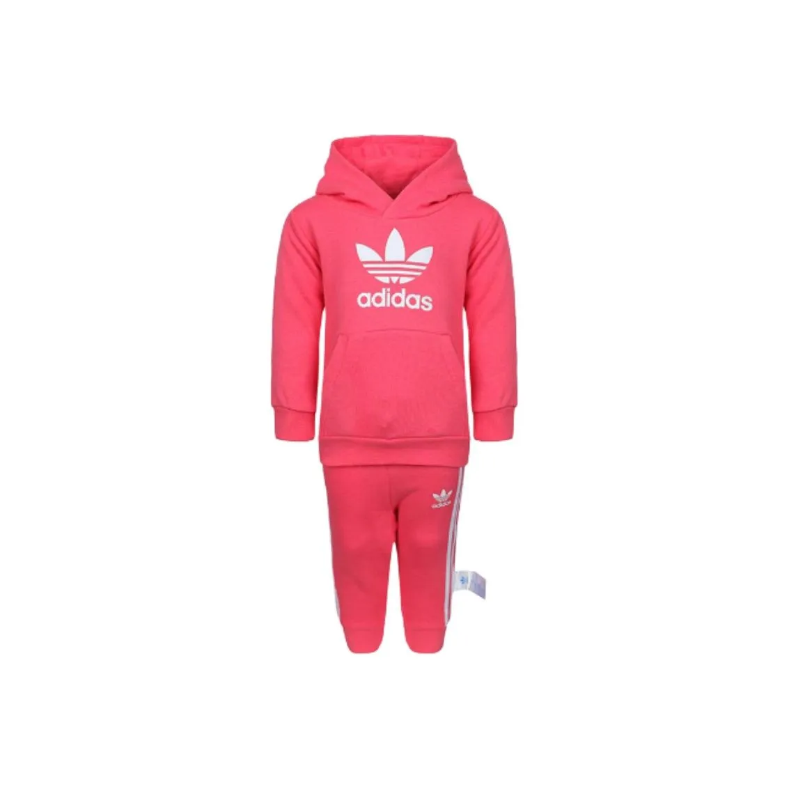 Adidas Originals Trefoil Hoodie Trefoil Collection Повседневная спортивная одежда Розовый Infant And Toddler