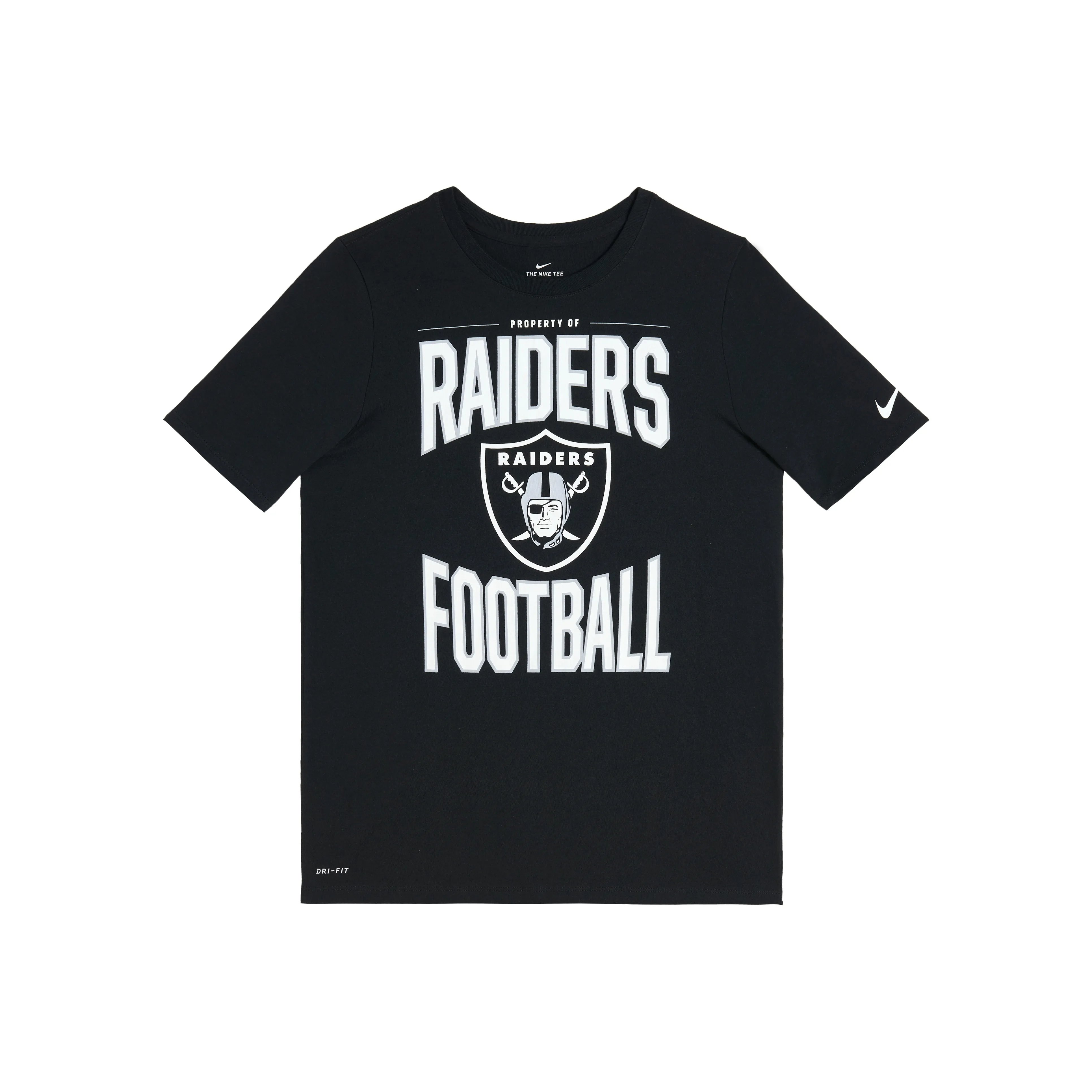 Nike x NFL Dri Fit T-Shirt PROPERTY OF RAIDERS Черный