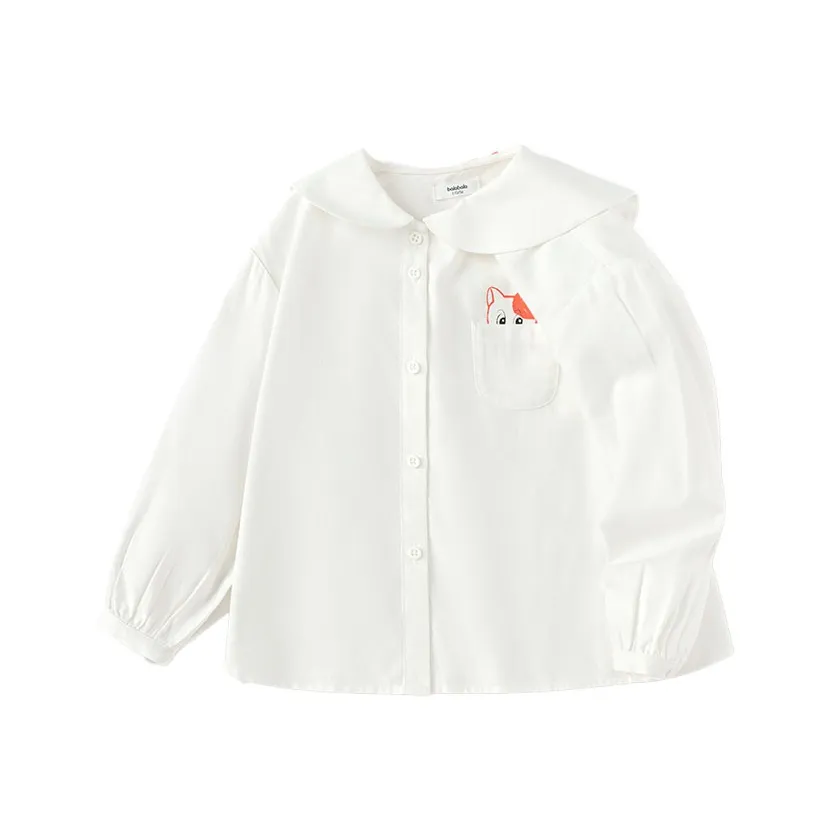 Balabala Рубашка Натуральный Белый Детская 3-7 лет