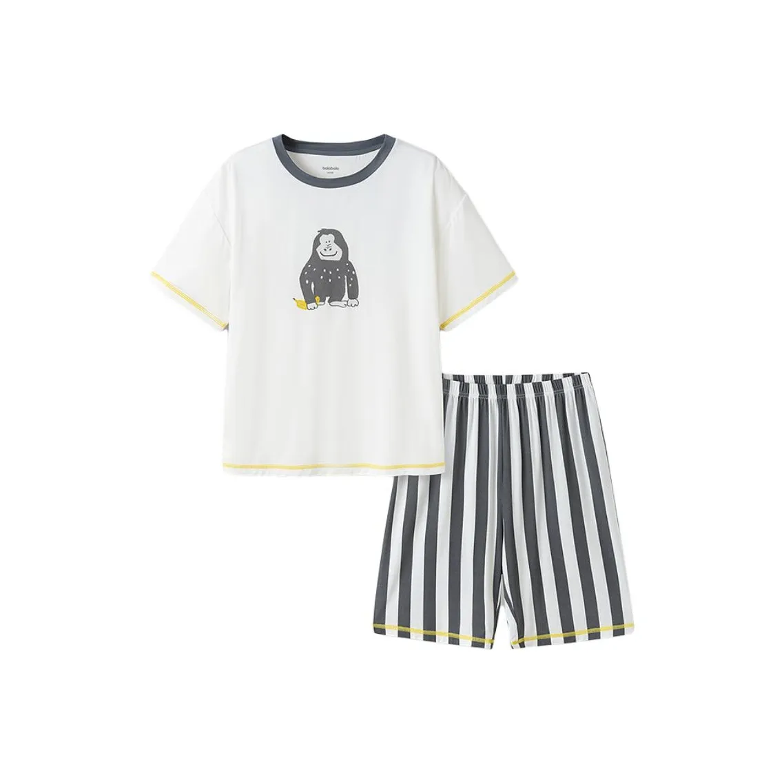 BALABALA Best Selling Домашняя одежда Бело-серый Тон 00312 Унисекс Детский