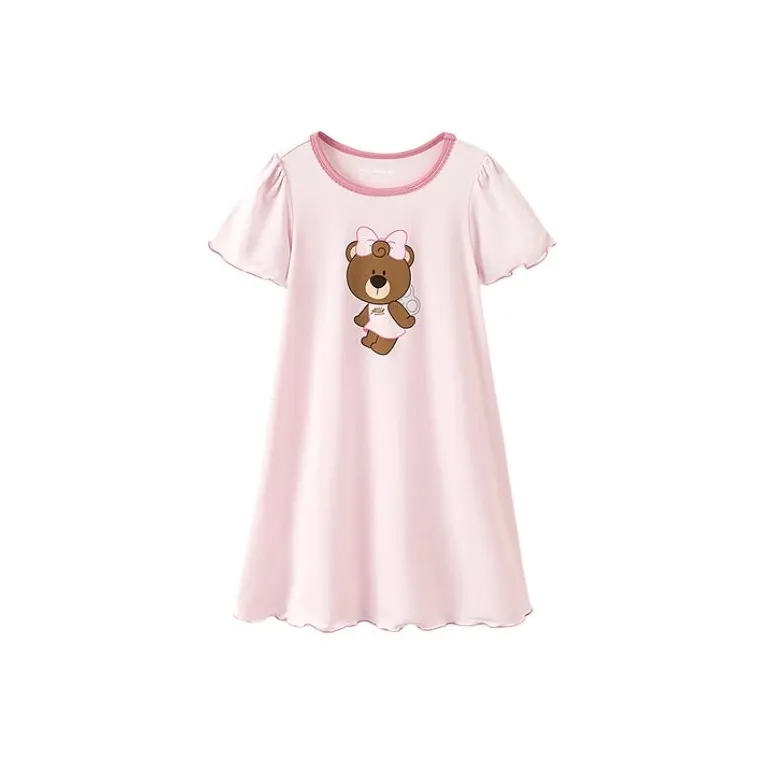 Mini Bala x TAIDIXIONG LIANMINGKUAN Мини Balabala Домашняя одежда Мечтательный розовый 60397 Для детей в возрасте 3-7 лет