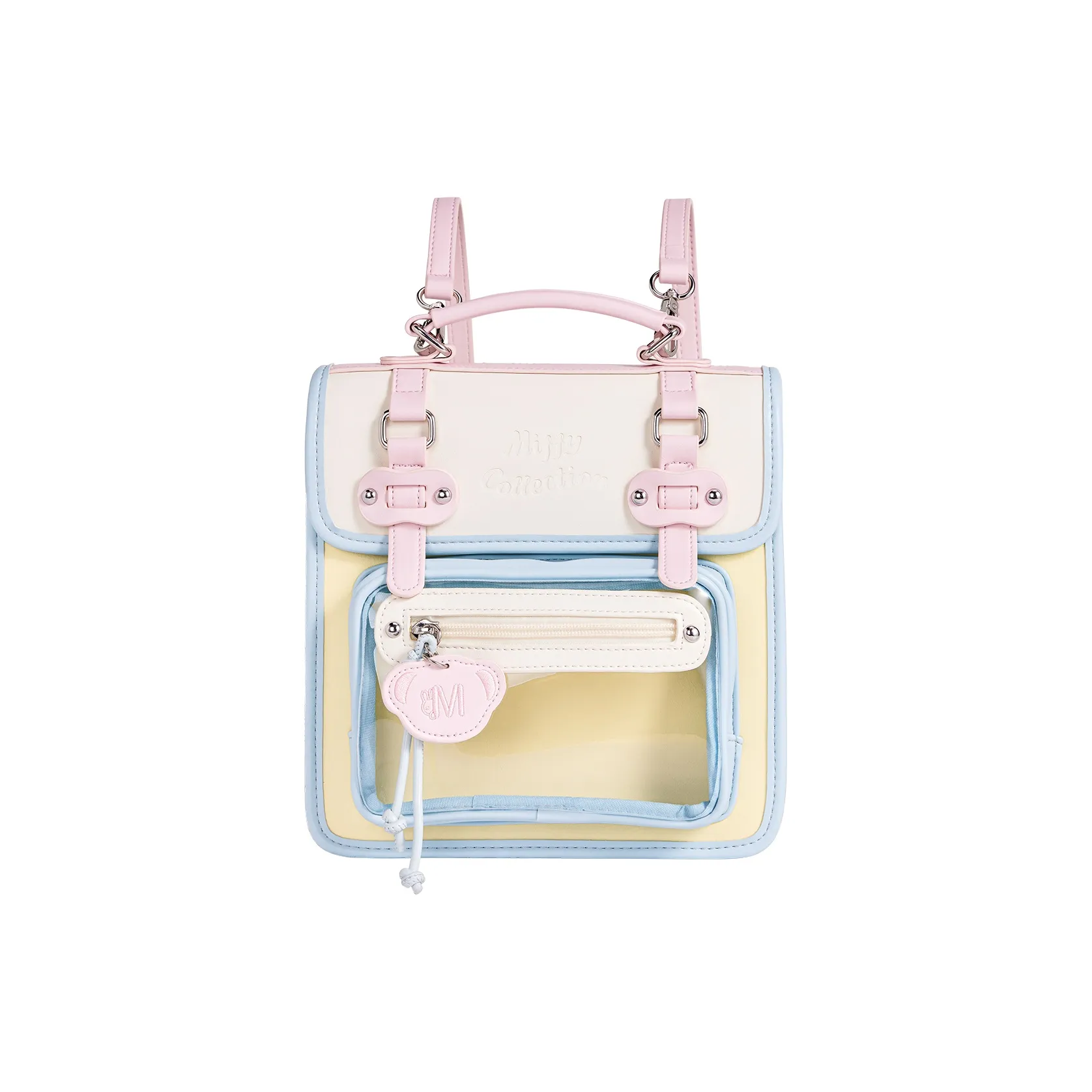 MIFFY ПУ (полиуретан) Портативный Одно плечо Через плечо Рюкзак Сумка для ручной клади Женская