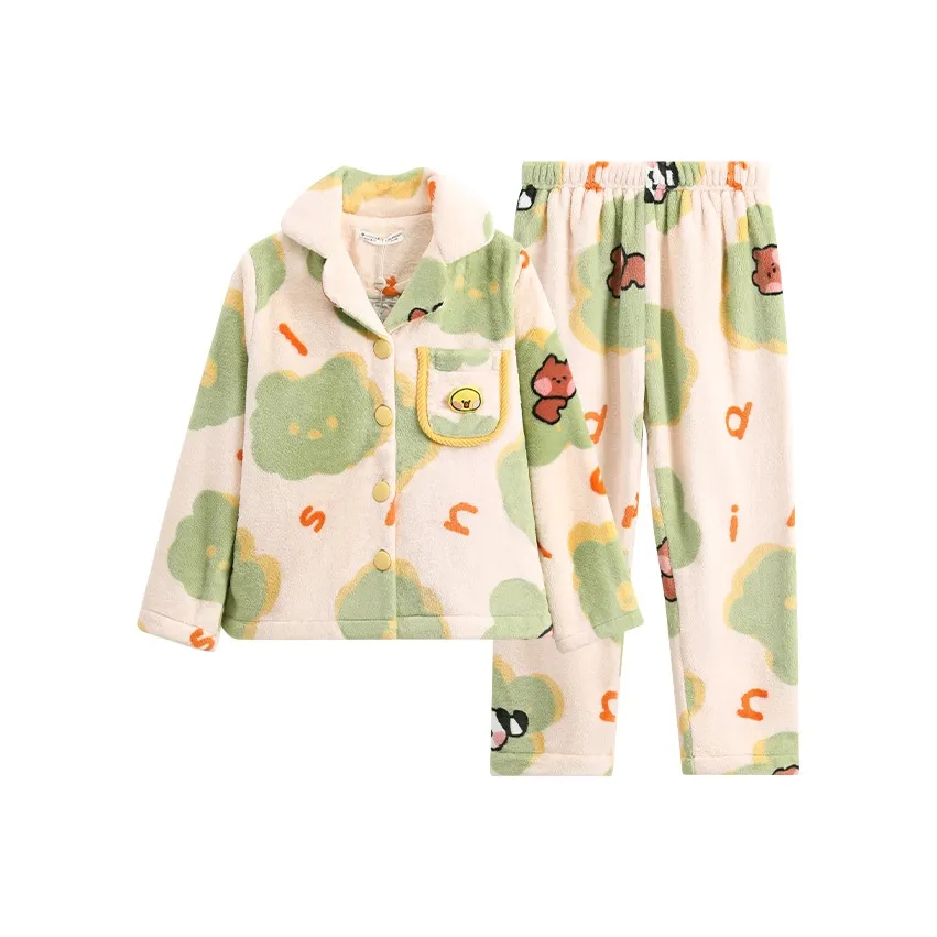 FENTENG x LINE FRIENDS Домашняя одежда Абрикос для детей