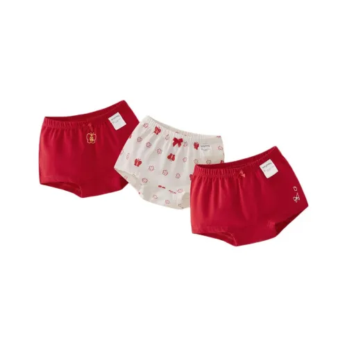 JELLYBABY Red Комбо Детские Трусы для Дошкольников