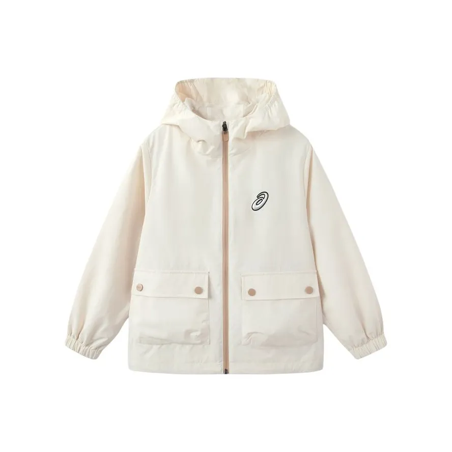 Asics Ветровка Urban Light Trend Ecru Подростки