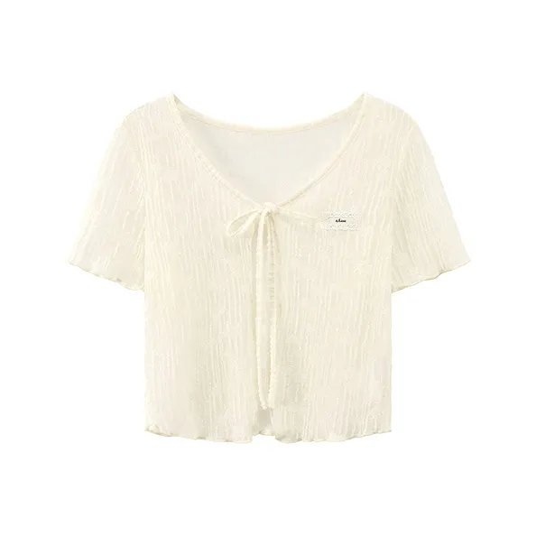 CHUU Белые Женские Шифоновые Рубашки