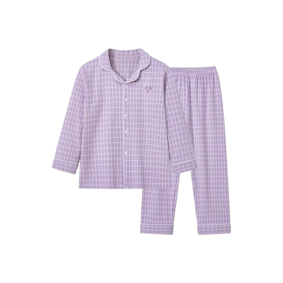 Top Melon Домашняя одежда Фиолетовая клетка Сердце Теннис Ракетка Подростки