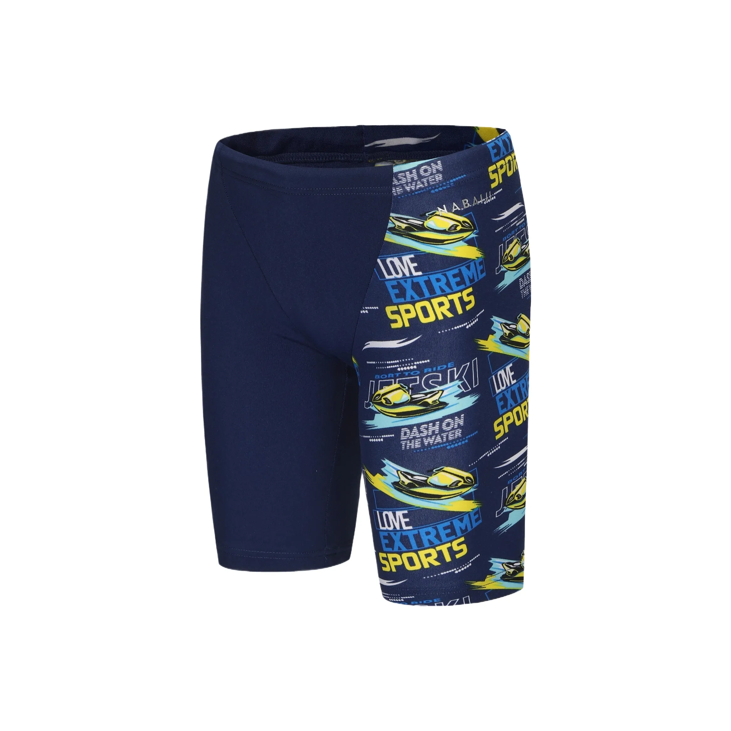 DECATHLON Детский купальник Jammer 500 Fitib HALF Speed Темно-синий Морской синий для детей 3-7 лет