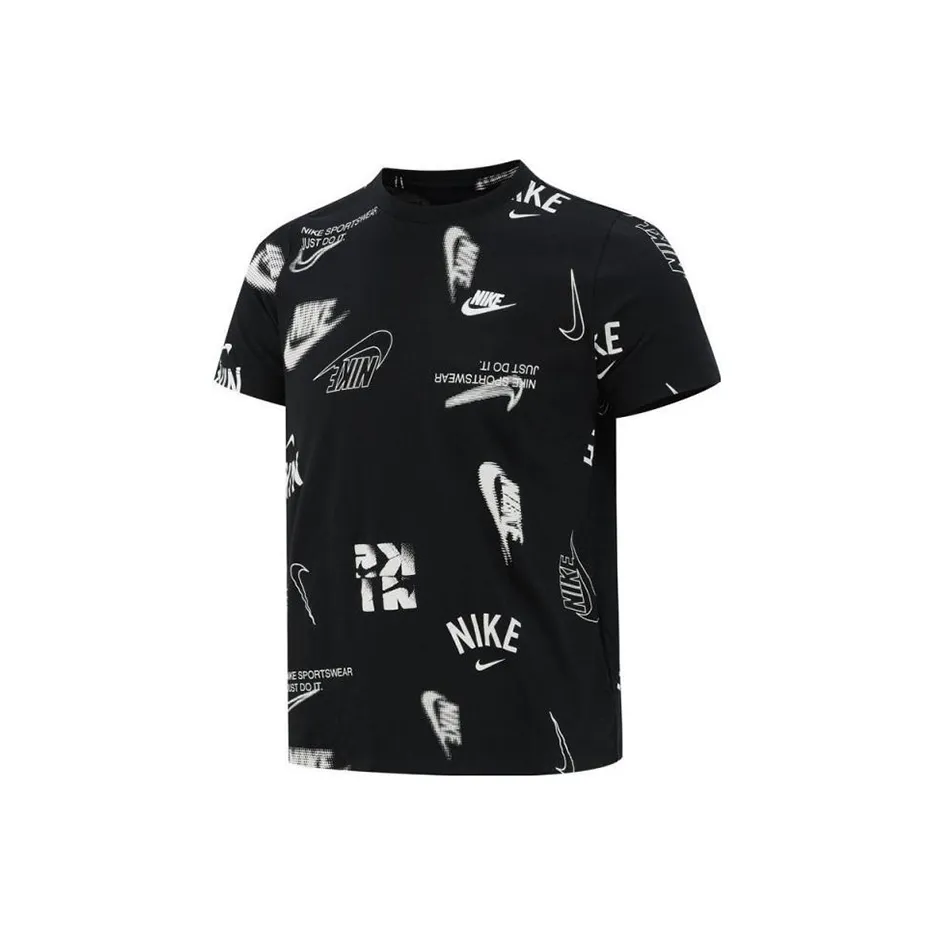 NIKE Черные Унисекс Футболки