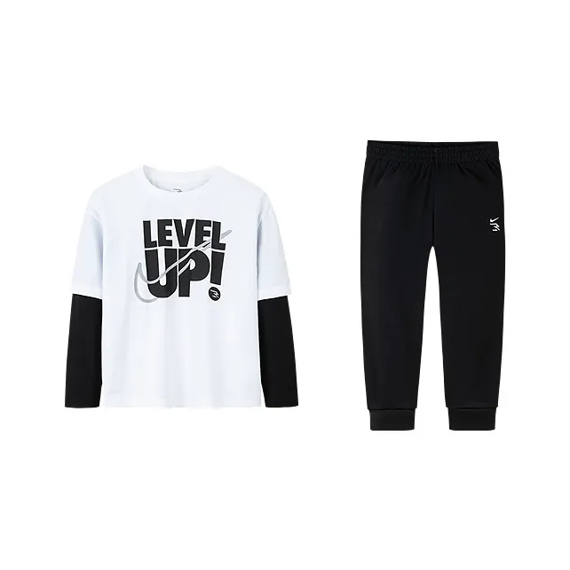 Nike Повседневная спортивная одежда 3Brand Глубокий черный Подростки