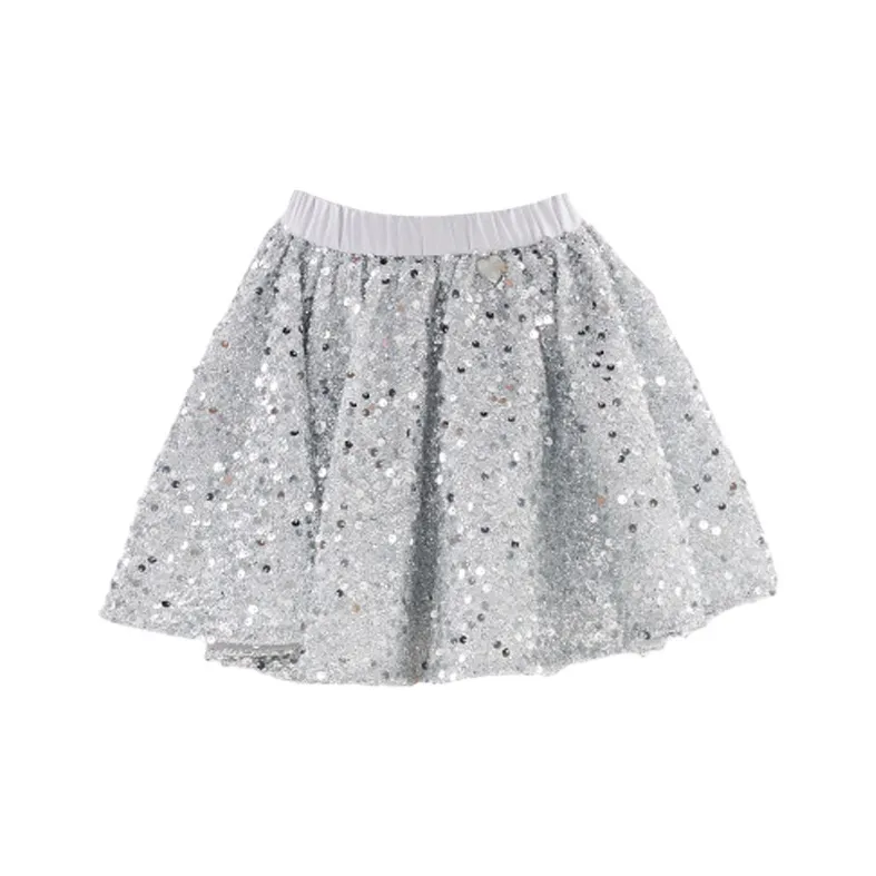 OVE Юбка 6005 Серебряная Подростки