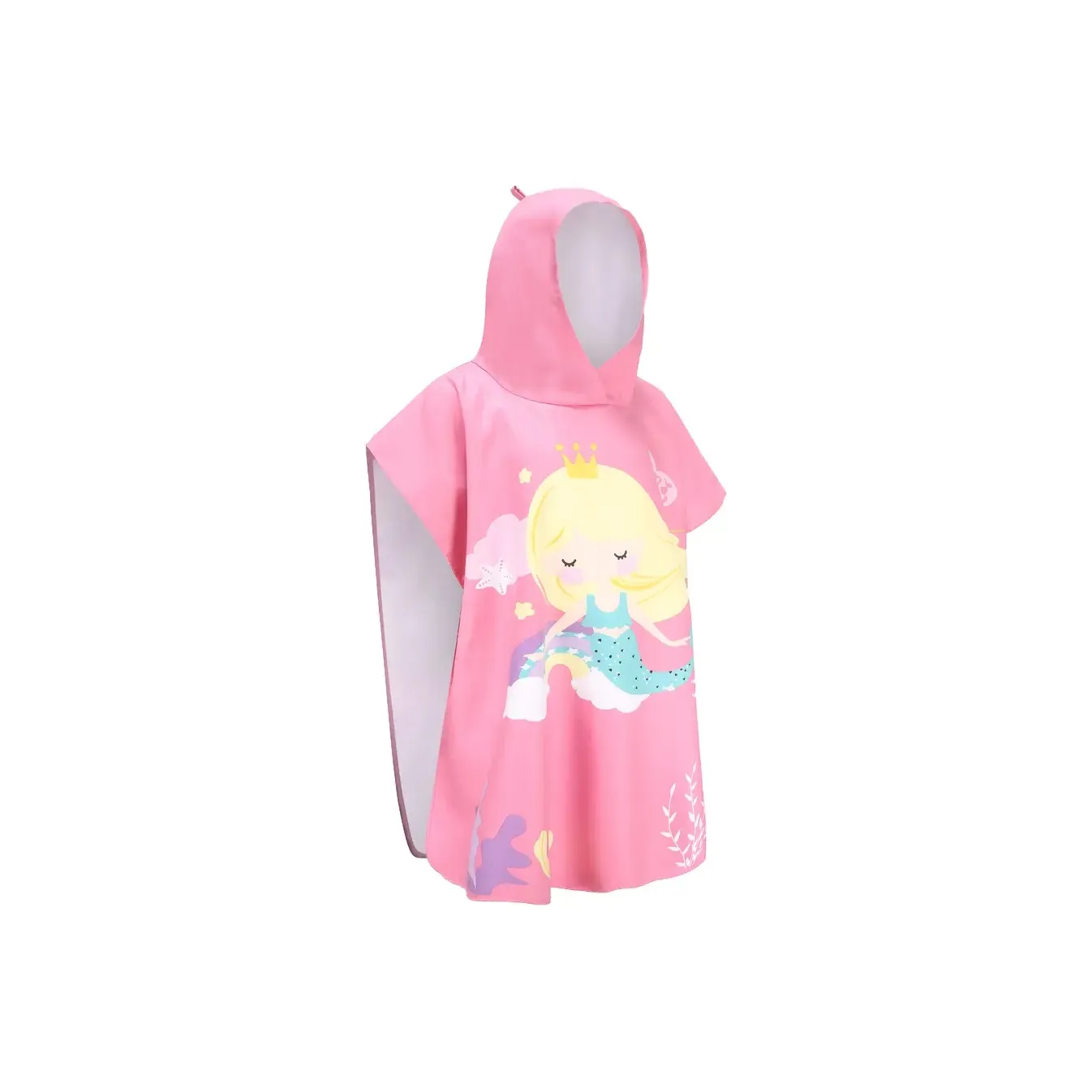 DECATHLON Плащ Русалка Розовый для детей 3-7 лет