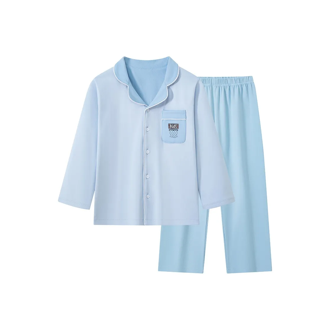 Top Melon Домашняя одежда Светло-синий Контраст с Темно-синий Подростки