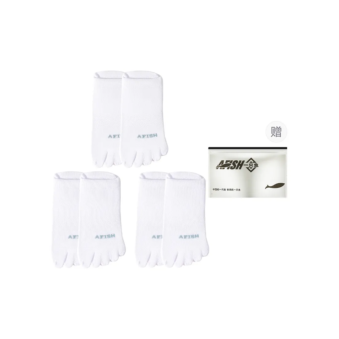 AFISH Ankle Socks Men's Shopping Bag 3 Pack