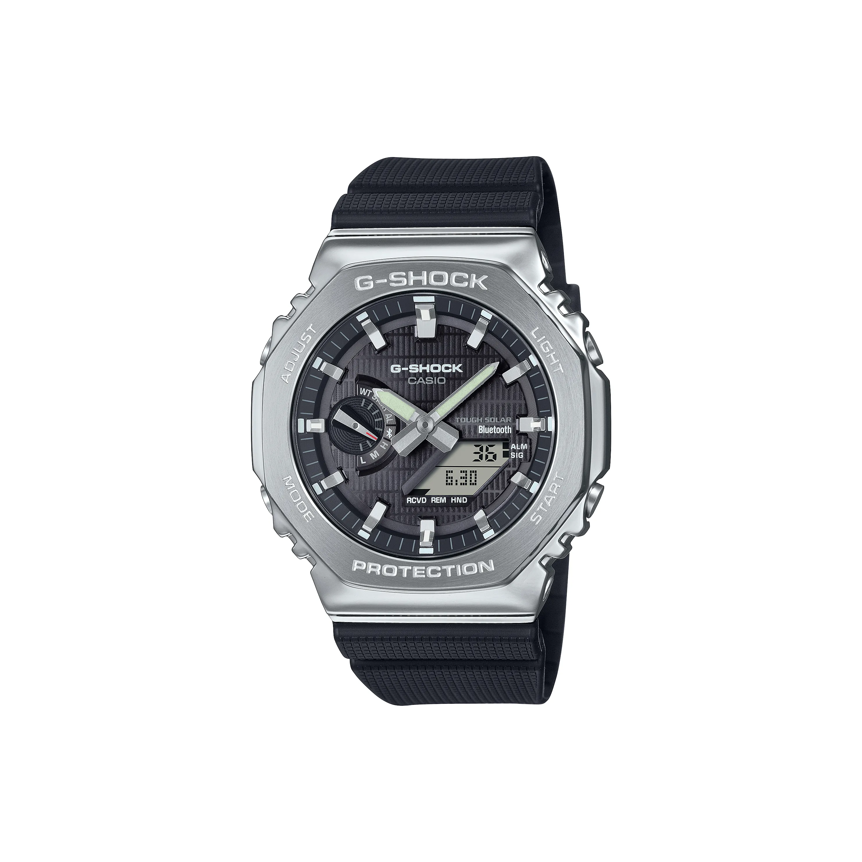 CASIO GBM 2100 Collection Солнечный механизм Часы Унисекс Черный циферблат