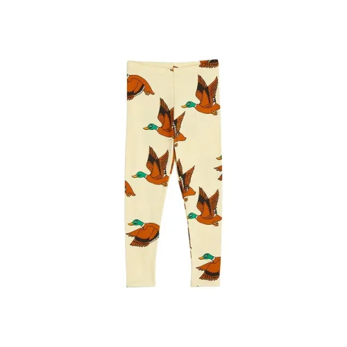 MINI RODINI Желтые Kids Леггинсы