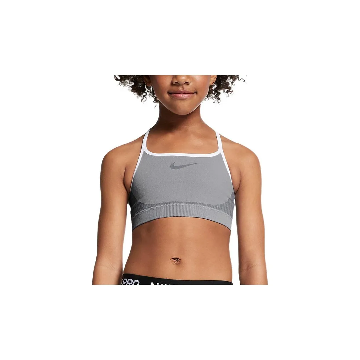 NIKE Серый Kids Бандо / Бюстгальтеры / Спортивные бюстгальтеры