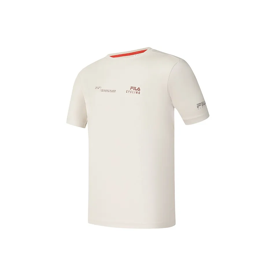 FILA Cycling T Shirts Men Light Khaki