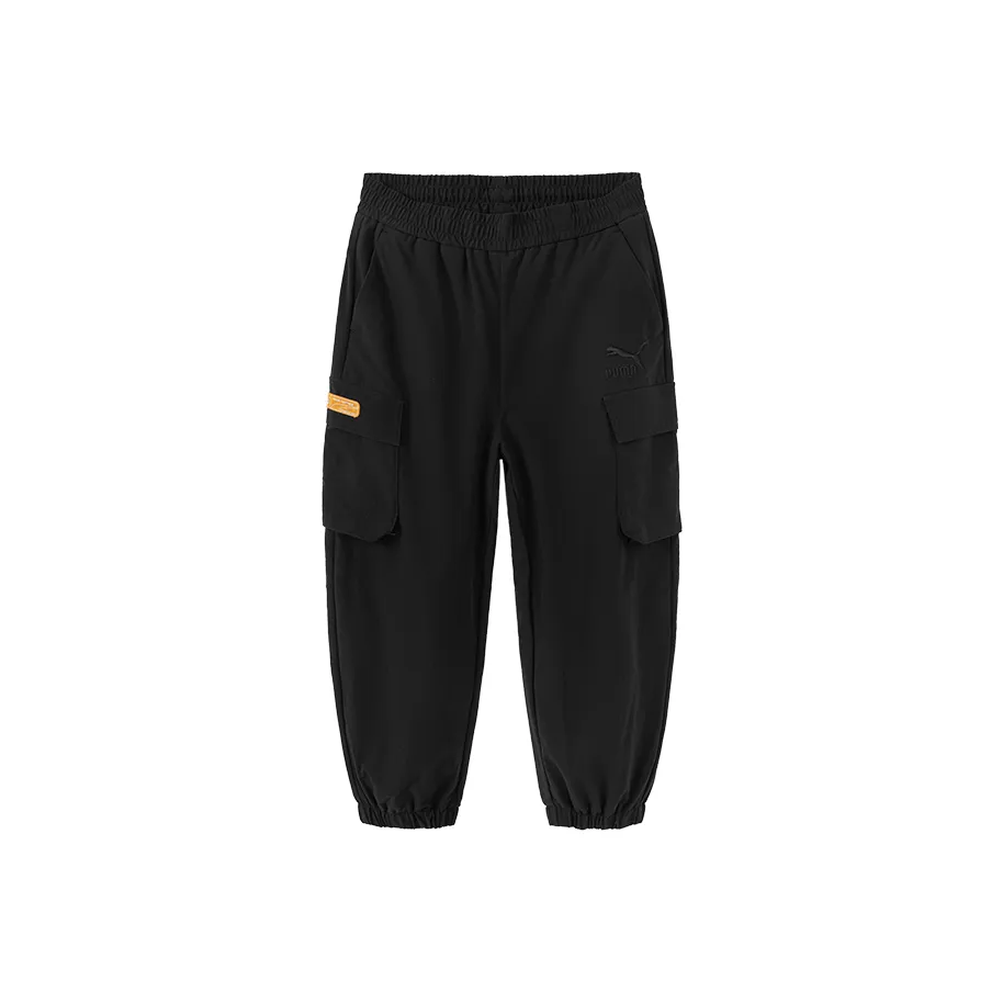 PUMA Брюки Парашют Черный Детский