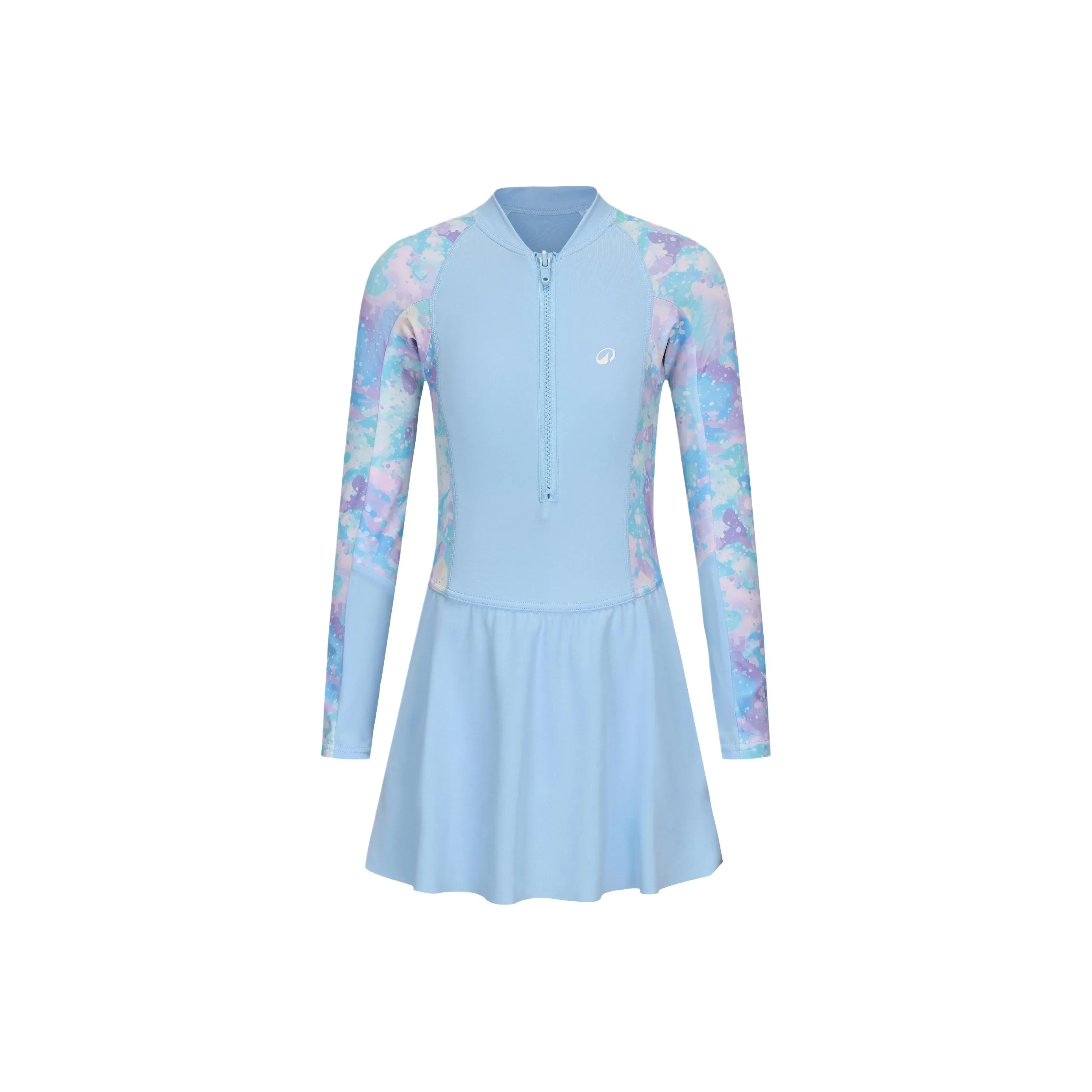 DECATHLON Детский купальник Балтийский синий многоцветный сиреневый Подростки