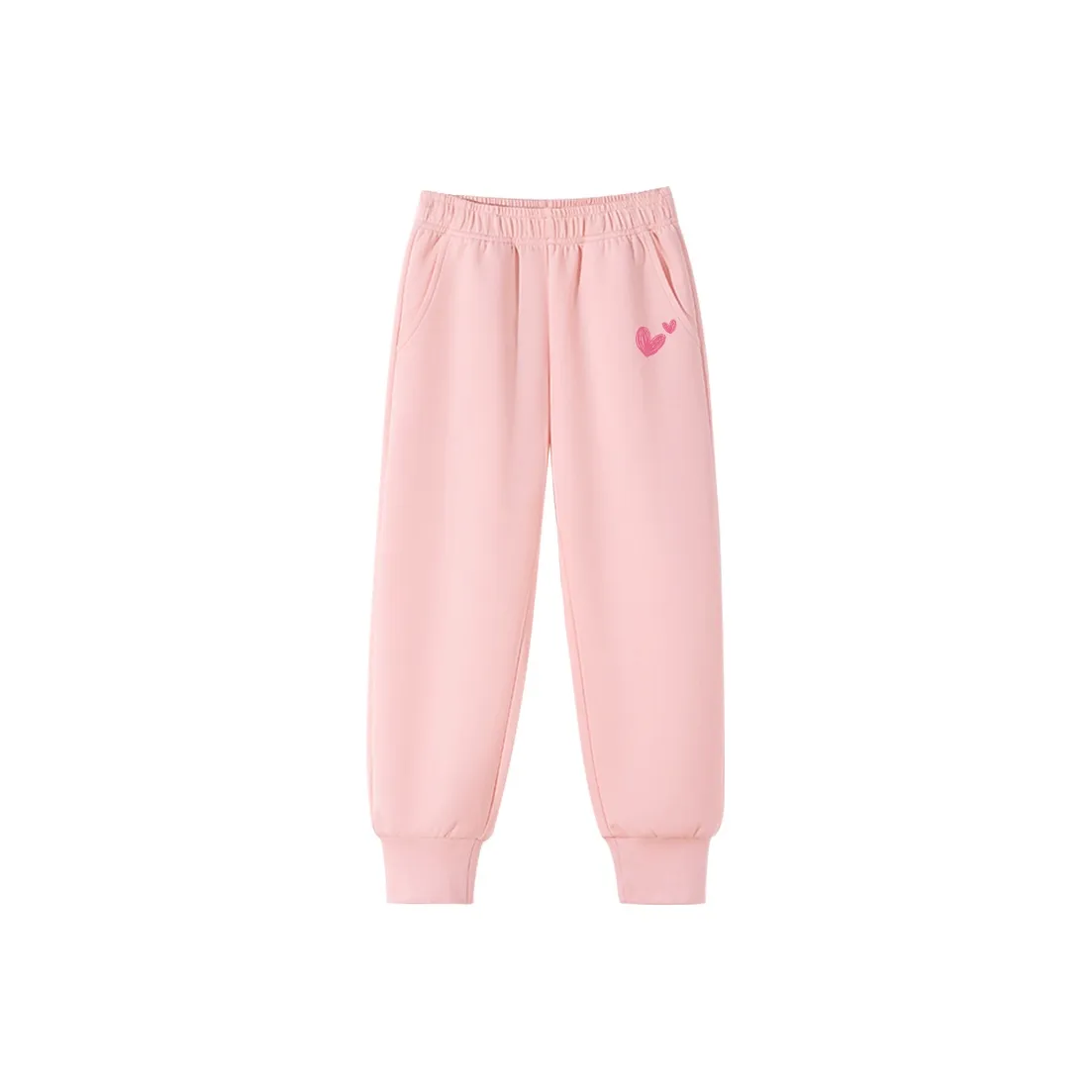 La Chapelle Kids Повседневные брюки Подростки Розовый красный Сердце Little K