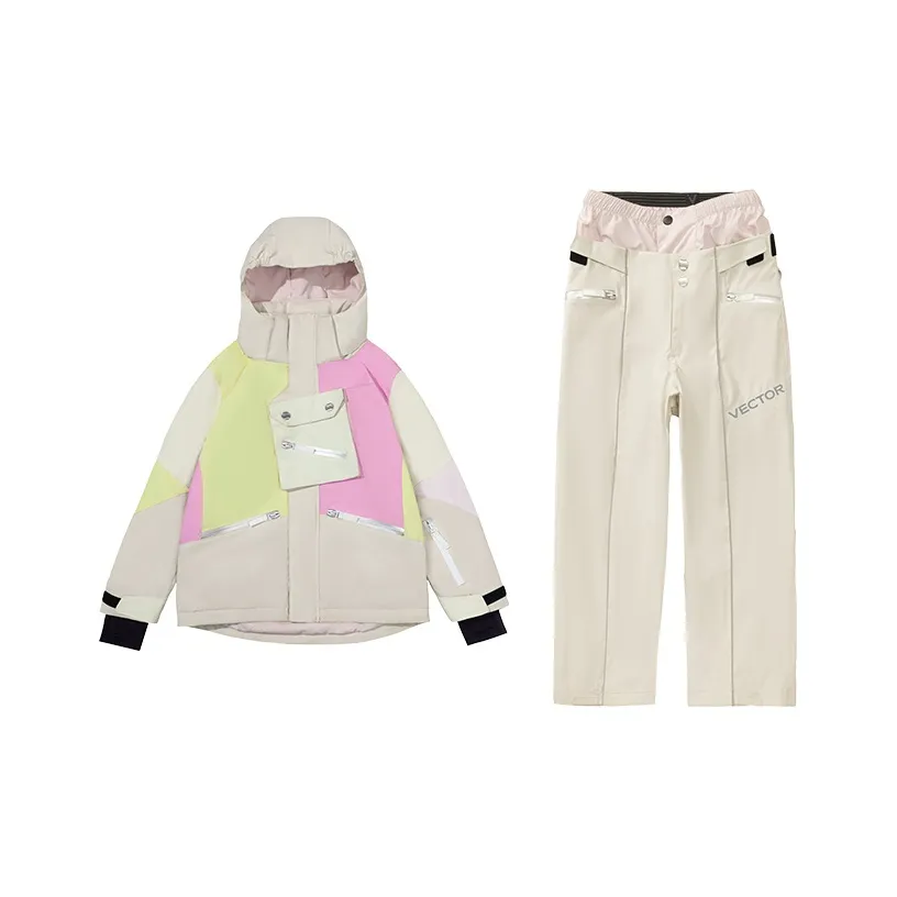 Vector Школьный возраст Детская лыжная одежда