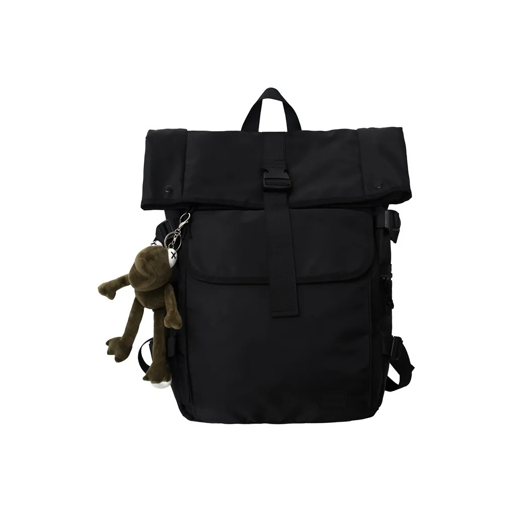 Three Ducklings Нейлон Рюкзак Ноутбук Сумка Стандартная Унисекс Черный