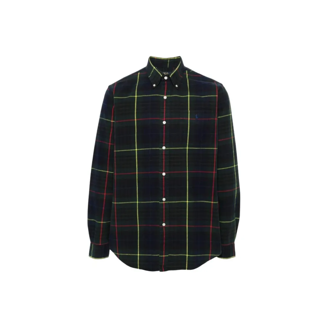 Polo Ralph Lauren Рубашка Мужская Темно-Коричневый Зеленый