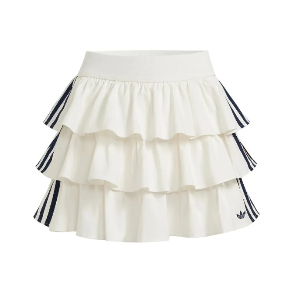 Adidas Originals Повседневные короткие юбки Женские Белые