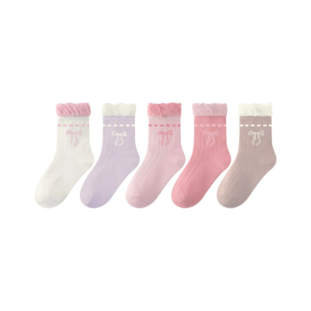 MQD Носки 5 пар Пузырьки Edge Бант Детский