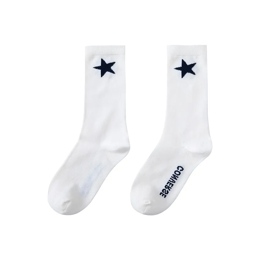 Converse Socks 1 Pack Classic Style White Teenagers