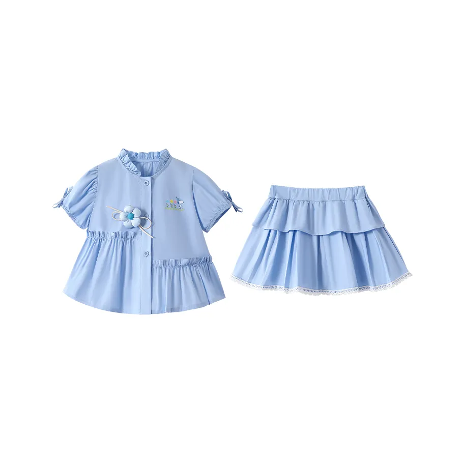 Детский комплект из 2 предметов с юбкой для детей 3-7 лет SNOOPY цвет на изображении