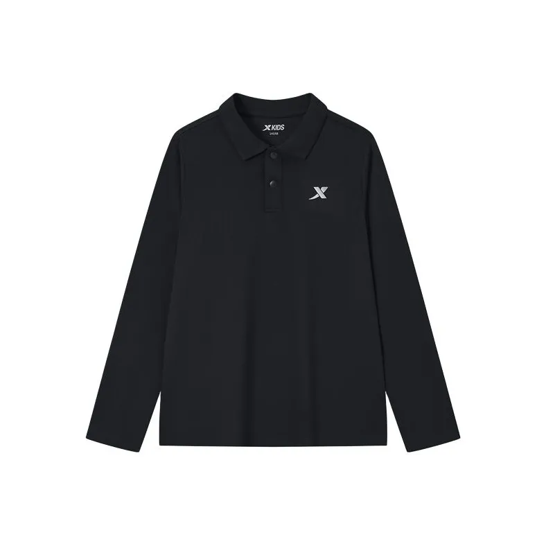 XTEP Чисто черный Унисекс Поло