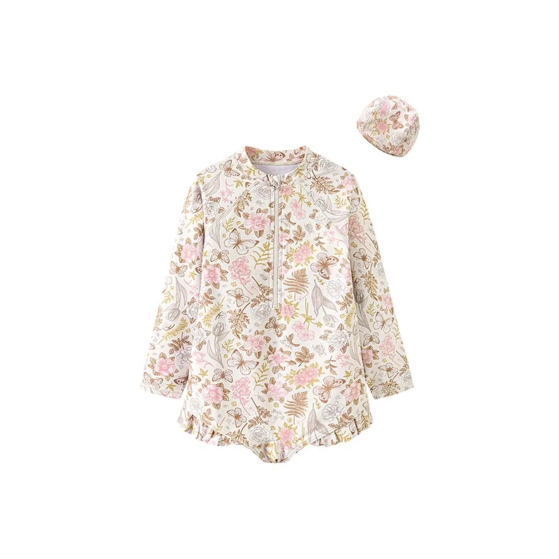 Mini Bala Детский купальник 2 предмета красный и белый цвет тон 00361 для детей в возрасте 3-7 лет