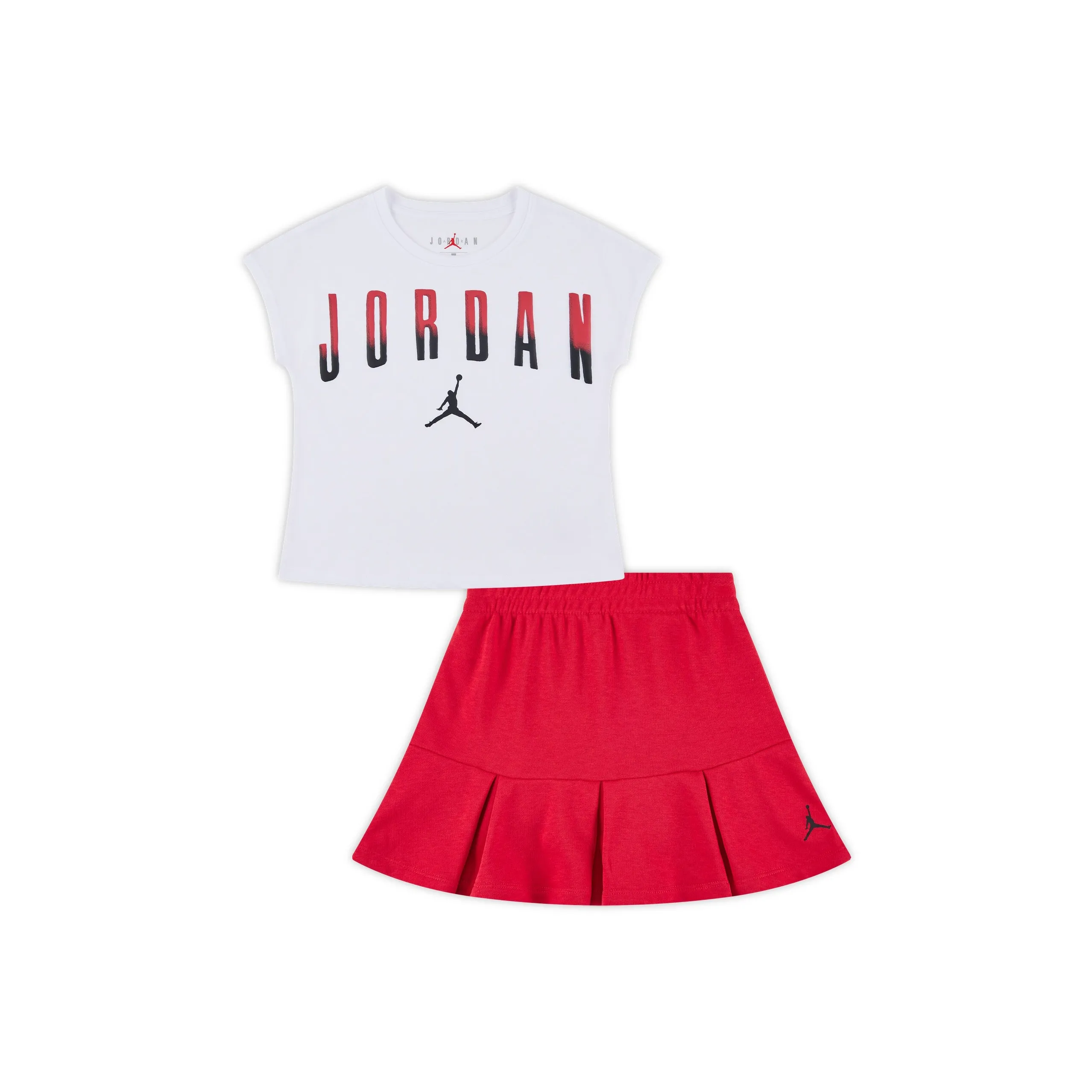 Комплект Jordan для детей 3-7 лет юбка фитнес-красный