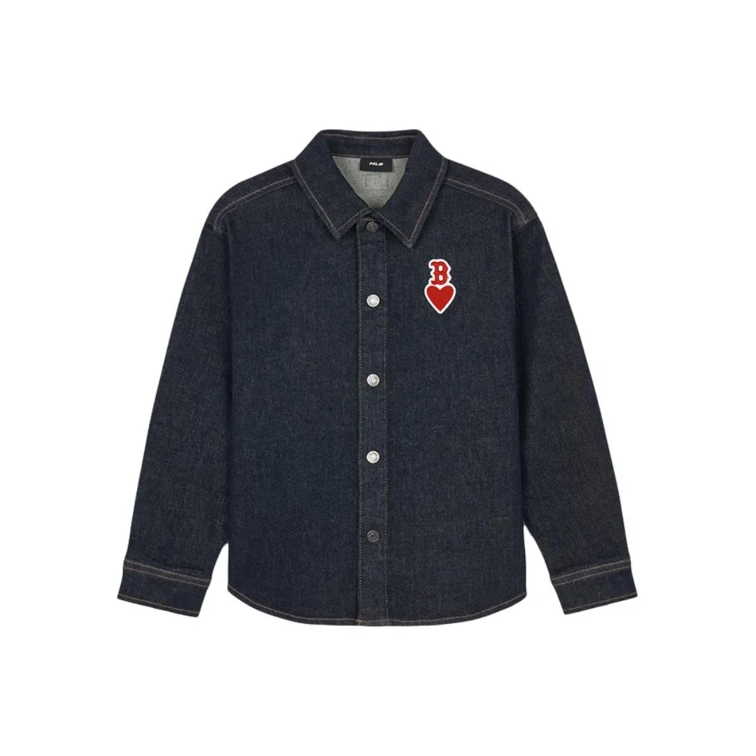 MLB KIDS Рубашка Темно-синий Синий Дети Возраст 3-7 Лет