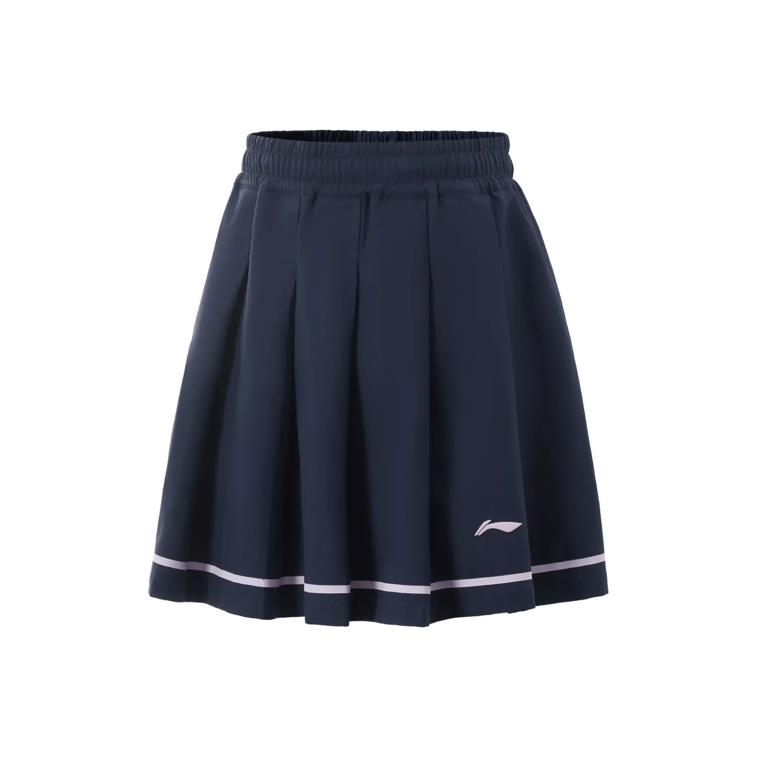 LINING YOUNG Теннис Логотип бренда Умеренный Юбка Лето Темно-морской синий